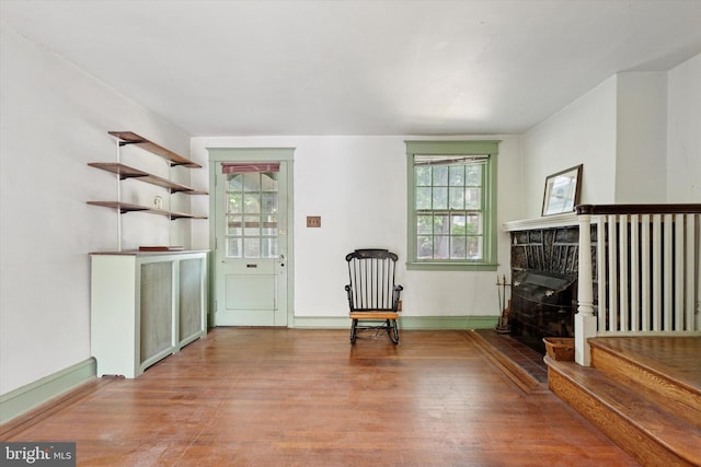 340 W Durham St, Philadelphia, PA 19119 - living area with wood finished floors and baseboards