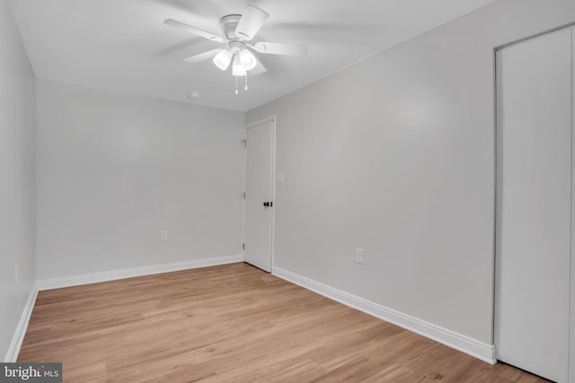 318 Mayfield Ct, Westminster, MD 21158 - empty room featuring ceiling fan, light wood-style flooring, and baseboards