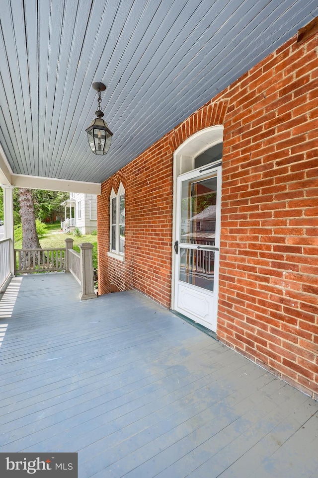143 Hanover St, Glen Rock, PA 17327 - view of wooden porch