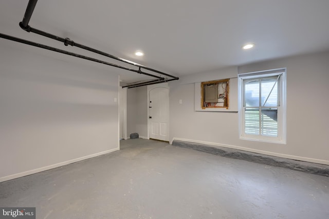 143 Hanover St, Glen Rock, PA 17327 - garage featuring recessed lighting and baseboards