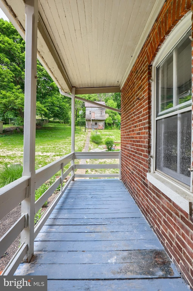 143 Hanover St, Glen Rock, PA 17327 - view of wooden porch