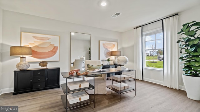 7 Florence Sarah Ln, Lexington City, VA 24450 - office area featuring light wood finished floors and baseboards