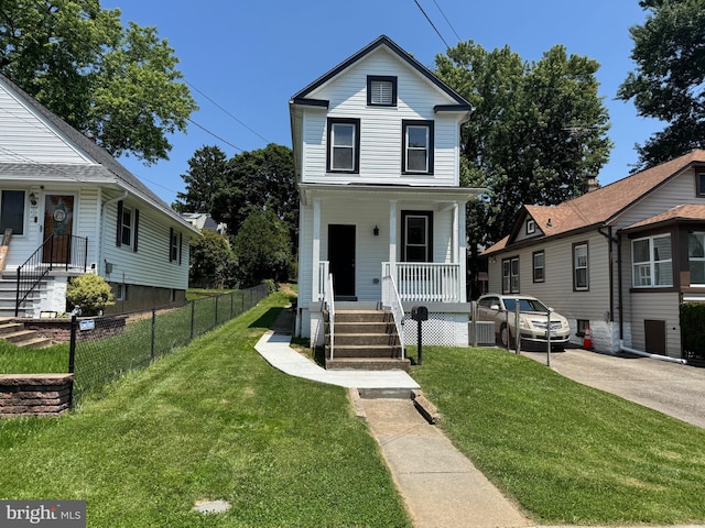118 2nd Ave, Baltimore, MD 21227 - view of front of property featuring covered porch