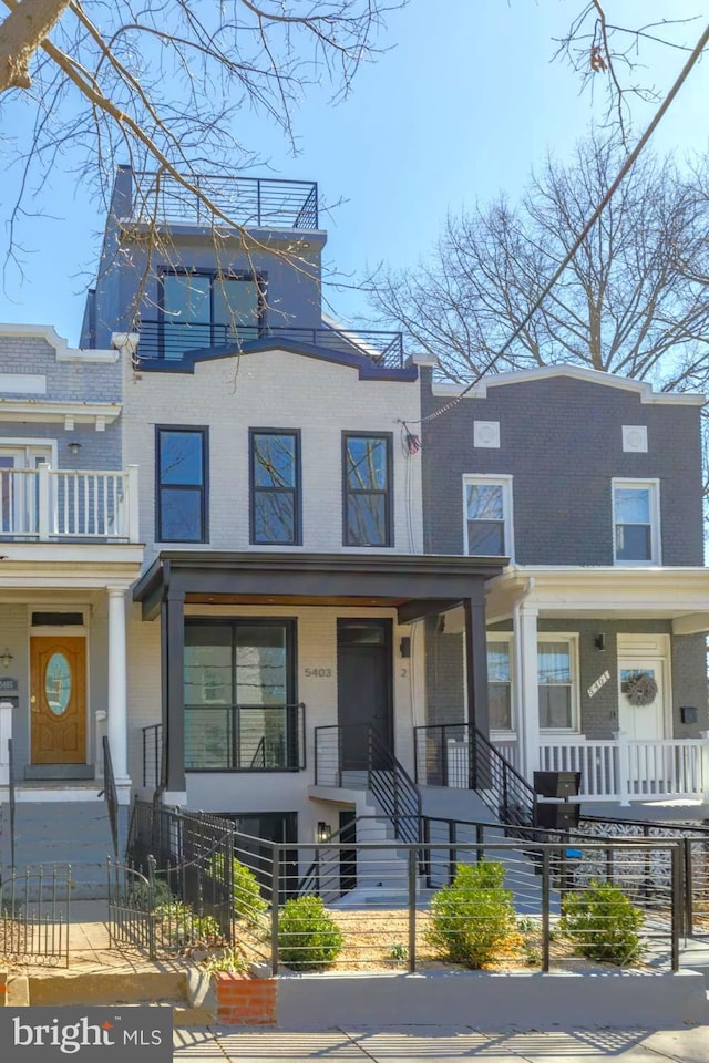 5403 5th St NW Unit 1, Washington, DC 20011 - multi unit property featuring covered porch