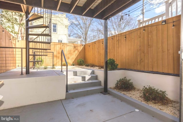 5403 5th St NW Unit 1, Washington, DC 20011 - view of patio featuring stairs