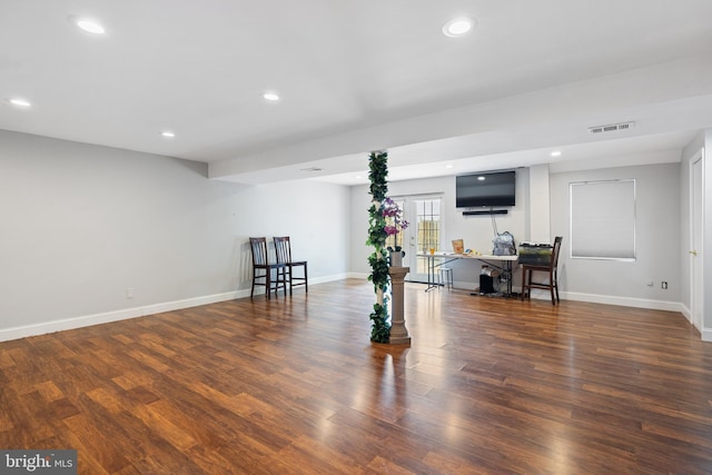 8321 Terra Grande Ave, Springfield, VA 22153 - interior space featuring wood finished floors, recessed lighting, and baseboards