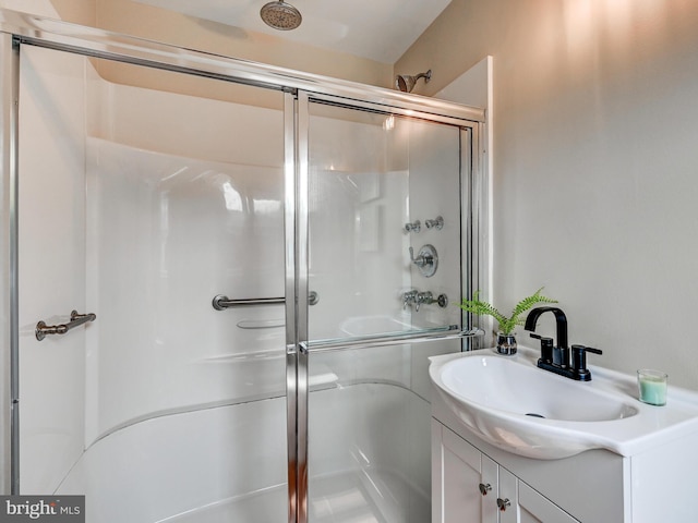 2411 Ruth Ave, Sparrows Point, MD 21219 - full bath with a shower with door and vanity