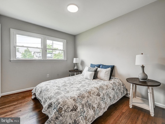 2411 Ruth Ave, Sparrows Point, MD 21219 - bedroom with wood finished floors and baseboards