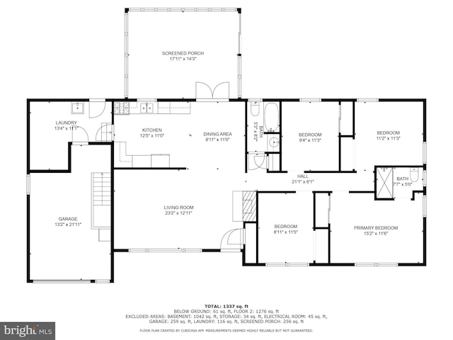 2411 Ruth Ave, Sparrows Point, MD 21219 - home floor plan