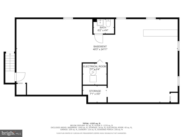 2411 Ruth Ave, Sparrows Point, MD 21219 - property floor plan