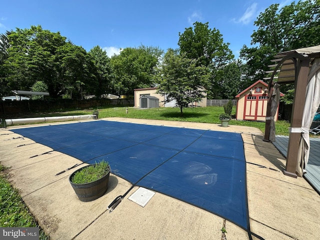 26832 Howard Chapel Dr, Damascus, MD 20872 - view of swimming pool featuring a patio area