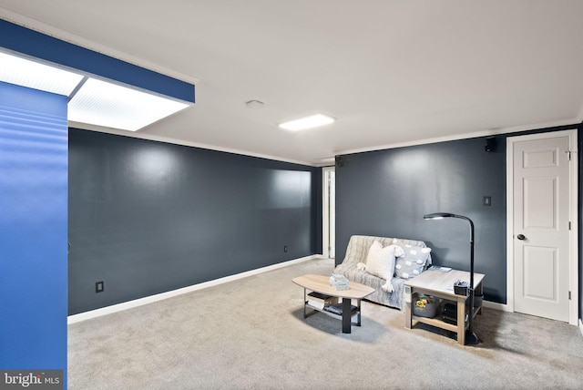 5634 Inverchapel Rd, Springfield, VA 22151 - sitting room with carpet flooring and baseboards