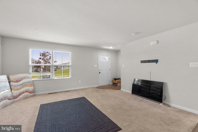213 Pickett St, Taneytown, MD 21787 - living room featuring carpet floors and baseboards