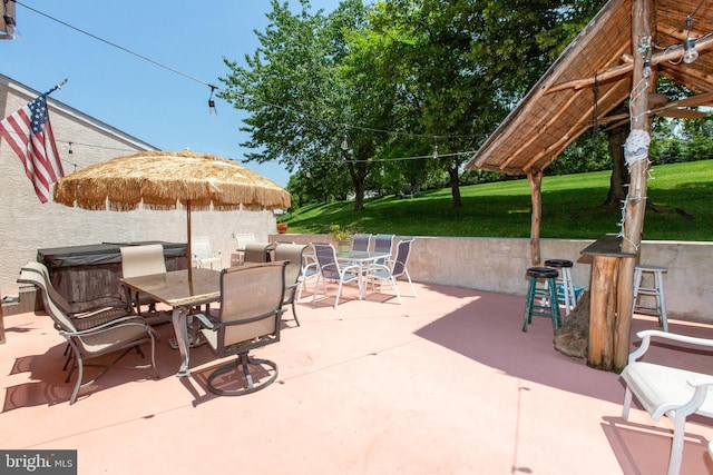 312 E 7th Ave, Trappe, PA 19426 - view of patio featuring outdoor dining space