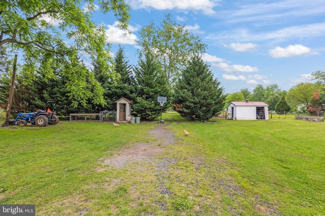 171 Sinking Spring Ln, Gore, VA 22637 - view of grassy yard featuring a shed