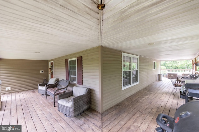 171 Sinking Spring Ln, Gore, VA 22637 - view of wooden deck