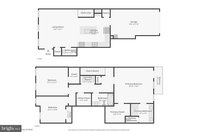 45922 Swallow Ter, Sterling, VA 20165 - view of floor plan / room layout