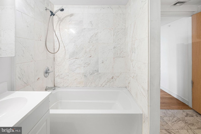 810 N Hancock St Unit 2, Philadelphia, PA 19123 - bathroom with washtub / shower combination and vanity