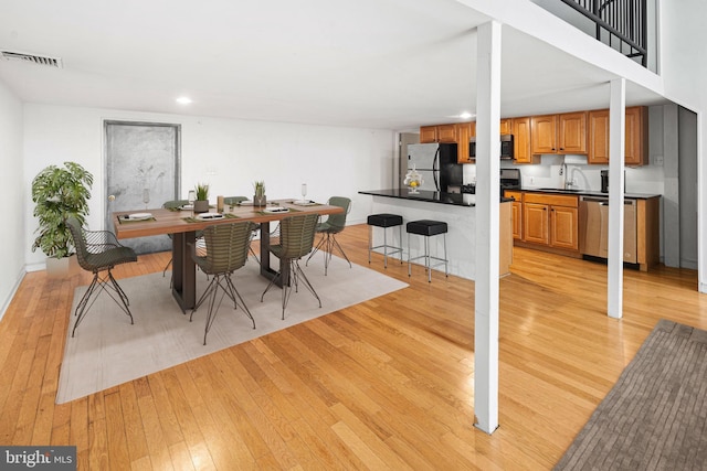 810 N Hancock St Unit 2, Philadelphia, PA 19123 - dining room with light wood-type flooring and recessed lighting