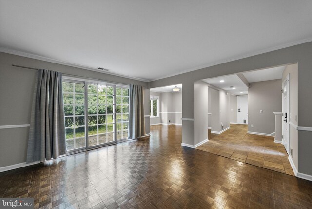 8 Railroad Pl, Pennington, NJ 08534 - unfurnished room featuring crown molding