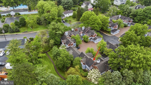 8 Railroad Pl, Pennington, NJ 08534 - aerial view of residential area