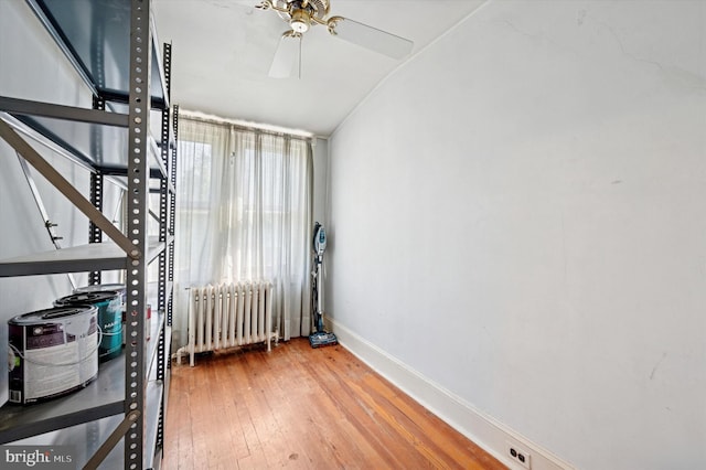 1865 Marshall, Norristown, PA 19403 - storage room with radiator heating unit and ceiling fan