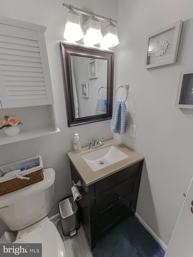 26055 Prospect Hill Rd, Mechanicsville, MD 20659 - bathroom with vanity and toilet