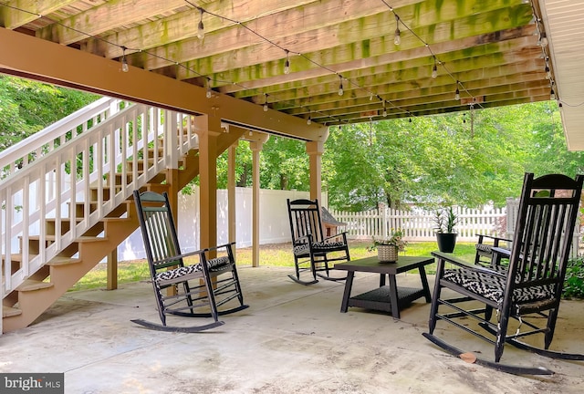 26055 Prospect Hill Rd, Mechanicsville, MD 20659 - view of patio with stairs