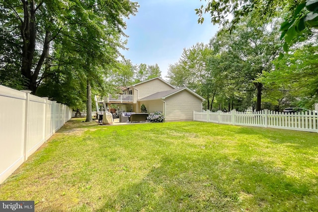 26055 Prospect Hill Rd, Mechanicsville, MD 20659 - view of yard featuring outdoor lounge area