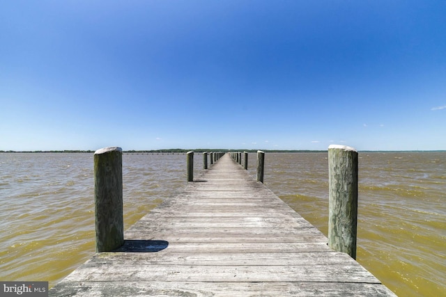 26055 Prospect Hill Rd, Mechanicsville, MD 20659 - dock featuring a water view
