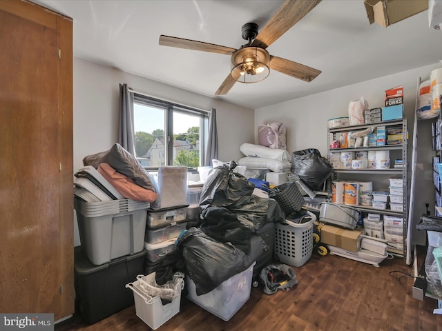 220 Fisher Ave, Coaldale, PA 18218 - storage area with ceiling fan