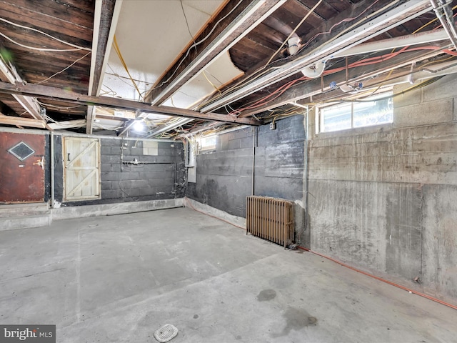 220 Fisher Ave, Coaldale, PA 18218 - below grade area with radiator heating unit