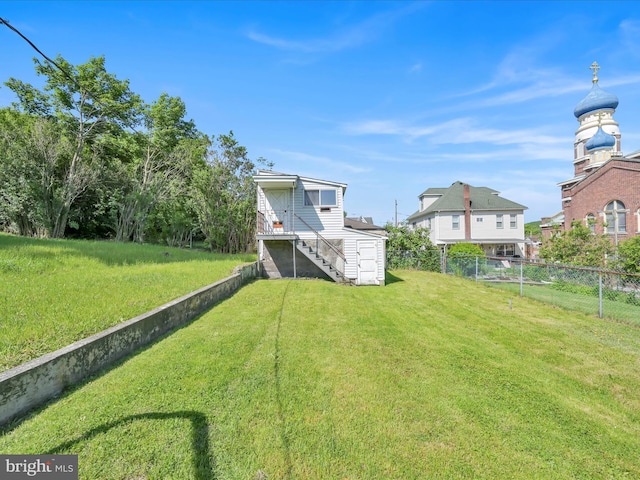 220 Fisher Ave, Coaldale, PA 18218 - view of yard with stairway