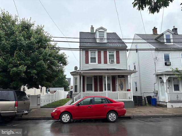 632 Bath Rd, Bristol, PA 19007 - view of front of house featuring covered porch