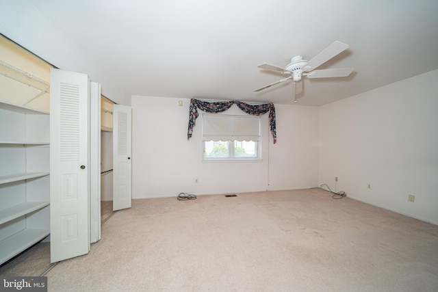 7911 Farnsworth St, Philadelphia, PA 19152 - unfurnished bedroom featuring light carpet and ceiling fan
