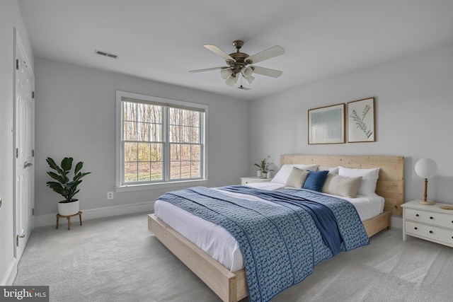 1637 Cold Bottom Rd, Sparks Glencoe, MD 21152 - bedroom with carpet, baseboards, and ceiling fan