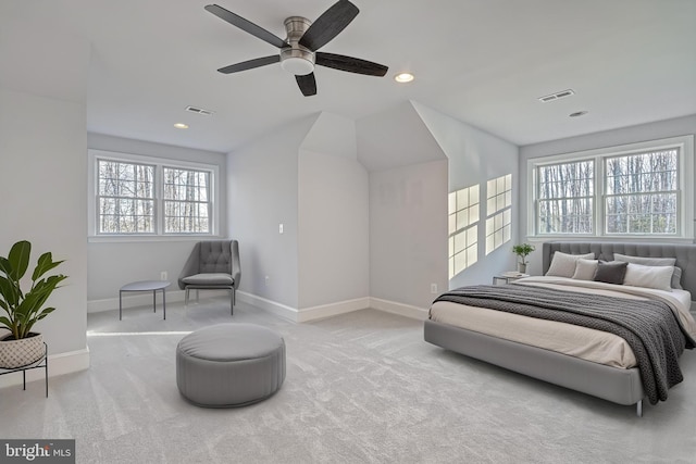 1637 Cold Bottom Rd, Sparks Glencoe, MD 21152 - bedroom with carpet floors, baseboards, ceiling fan, and recessed lighting