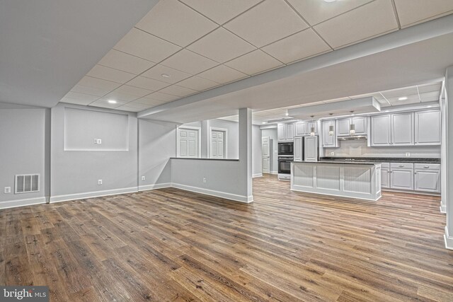 1637 Cold Bottom Rd, Sparks Glencoe, MD 21152 - unfurnished living room featuring wood finished floors and baseboards