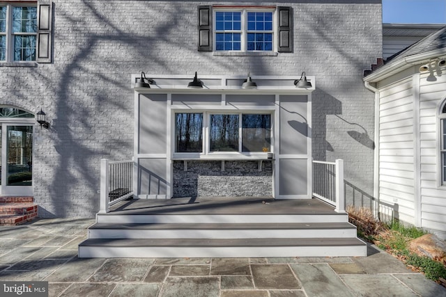 1637 Cold Bottom Rd, Sparks Glencoe, MD 21152 - property entrance featuring brick siding and a patio area