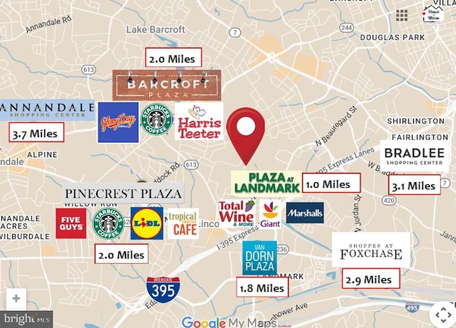 1519 N Chambliss St, Alexandria, VA 22312 - map of property / related area