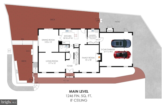 1519 N Chambliss St, Alexandria, VA 22312 - view of room layout