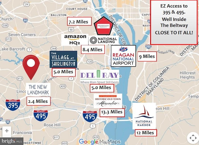 1519 N Chambliss St, Alexandria, VA 22312 - map of property / related area