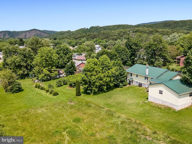 310 Bethel Rd, Paw Paw, WV 25434 - aerial view of property and surrounding area featuring a heavily wooded area