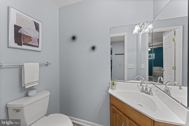 11866 S Lakes Ct, Reston, VA 20191 - bathroom featuring toilet and vanity