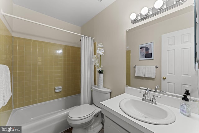 11866 S Lakes Ct, Reston, VA 20191 - bathroom featuring vanity and shower / bath combination with curtain