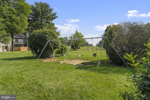 11866 S Lakes Ct, Reston, VA 20191 - view of green lawn featuring a playground