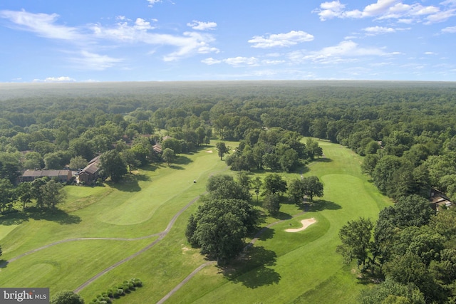 11866 S Lakes Ct, Reston, VA 20191 - bird's eye view of a heavily wooded area and a golf course