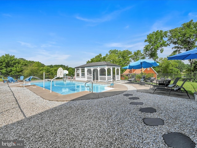 1353 Stag Dr, Auburn, PA 17922 - view of pool with a patio and an outbuilding