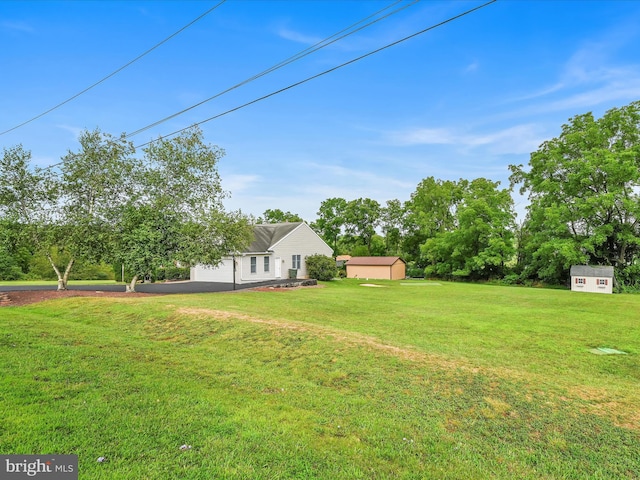 1353 Stag Dr, Auburn, PA 17922 - view of grassy yard with asphalt driveway