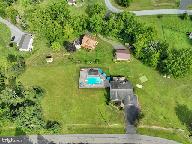 1353 Stag Dr, Auburn, PA 17922 - aerial view of a pool area